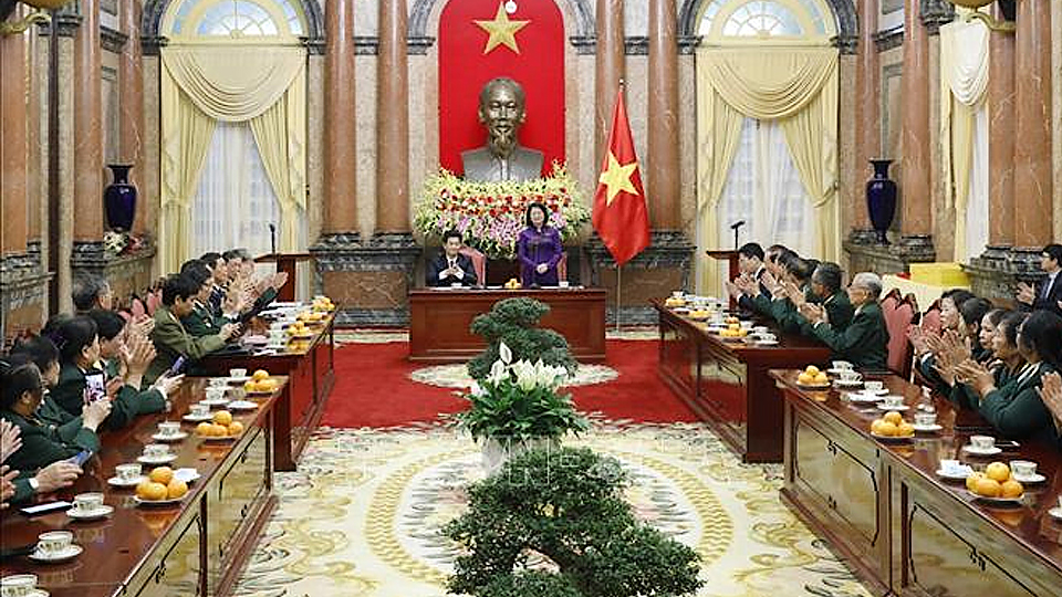 Quang cảnh buổi tiếp. Ảnh: Dương Giang/TTXVN